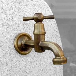 Rubinetto da esterno ornamentale in ottone bronzato R7 13 mm (1/2")