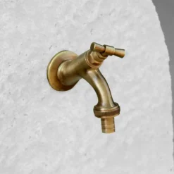 Rubinetto da esterno ornamentale in ottone bronzato R10 13 mm (1/2