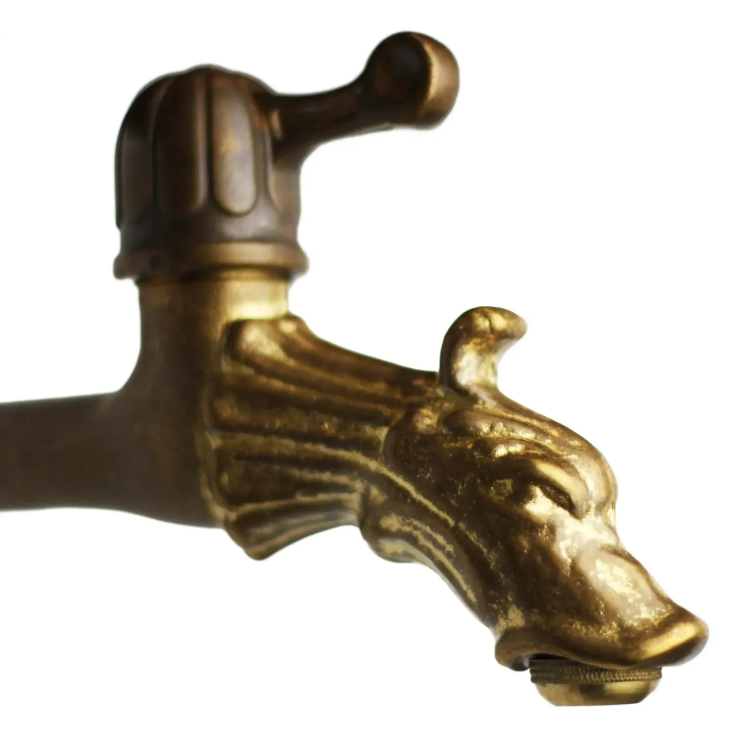 Rubinetto da esterno ornamentale in ottone bronzato R2 13 mm (1/2")