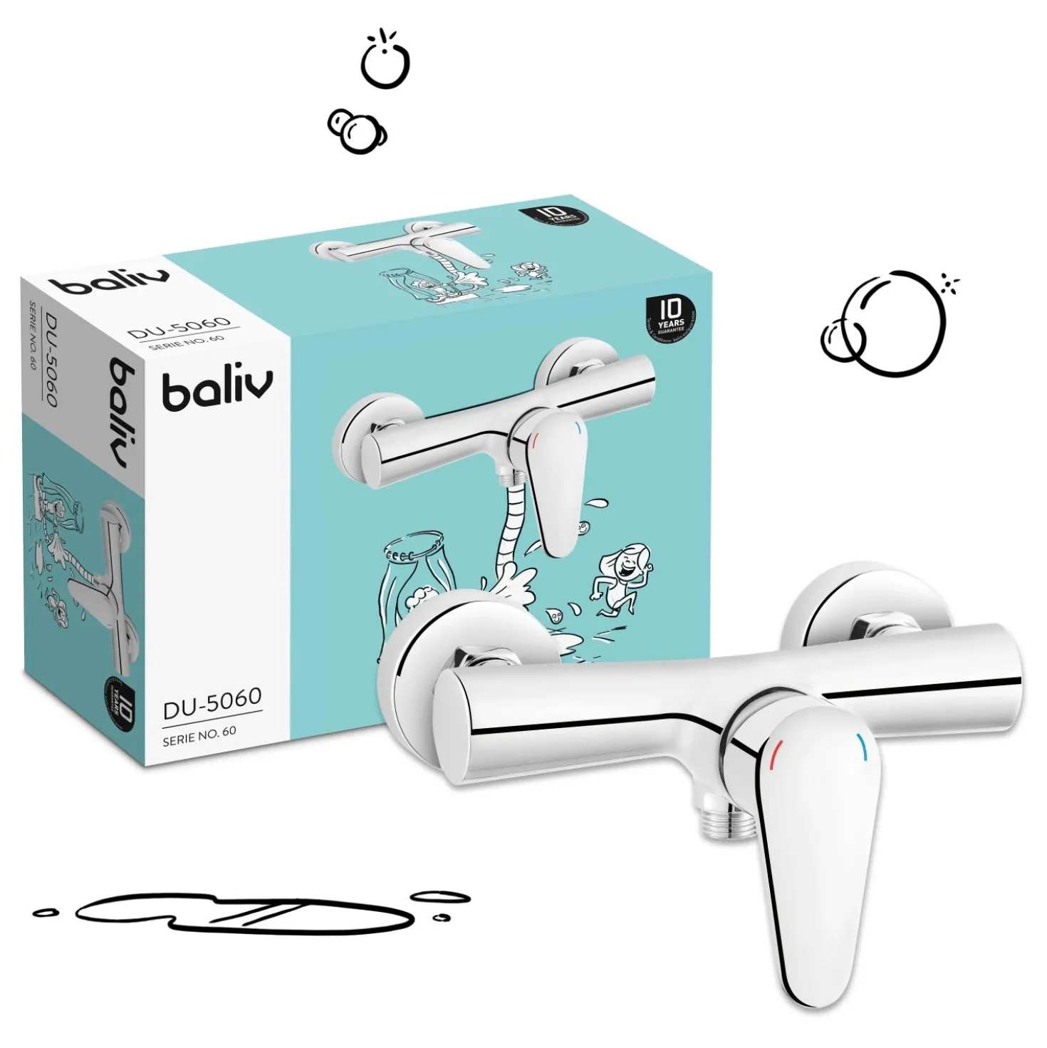 Rubinetto doccia baliv DU-5060 cromo