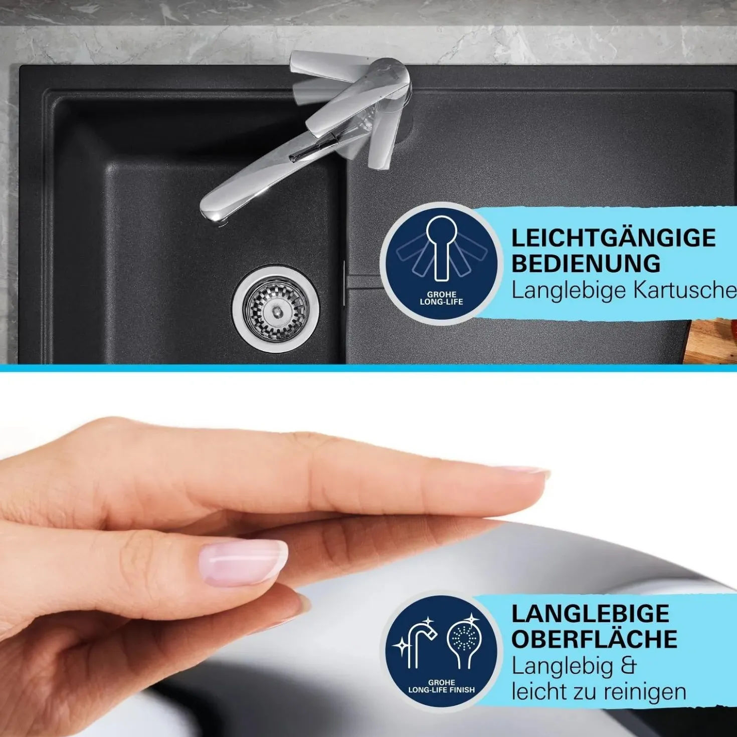Rubinetto per cucina monocomando Grohe Start Eco