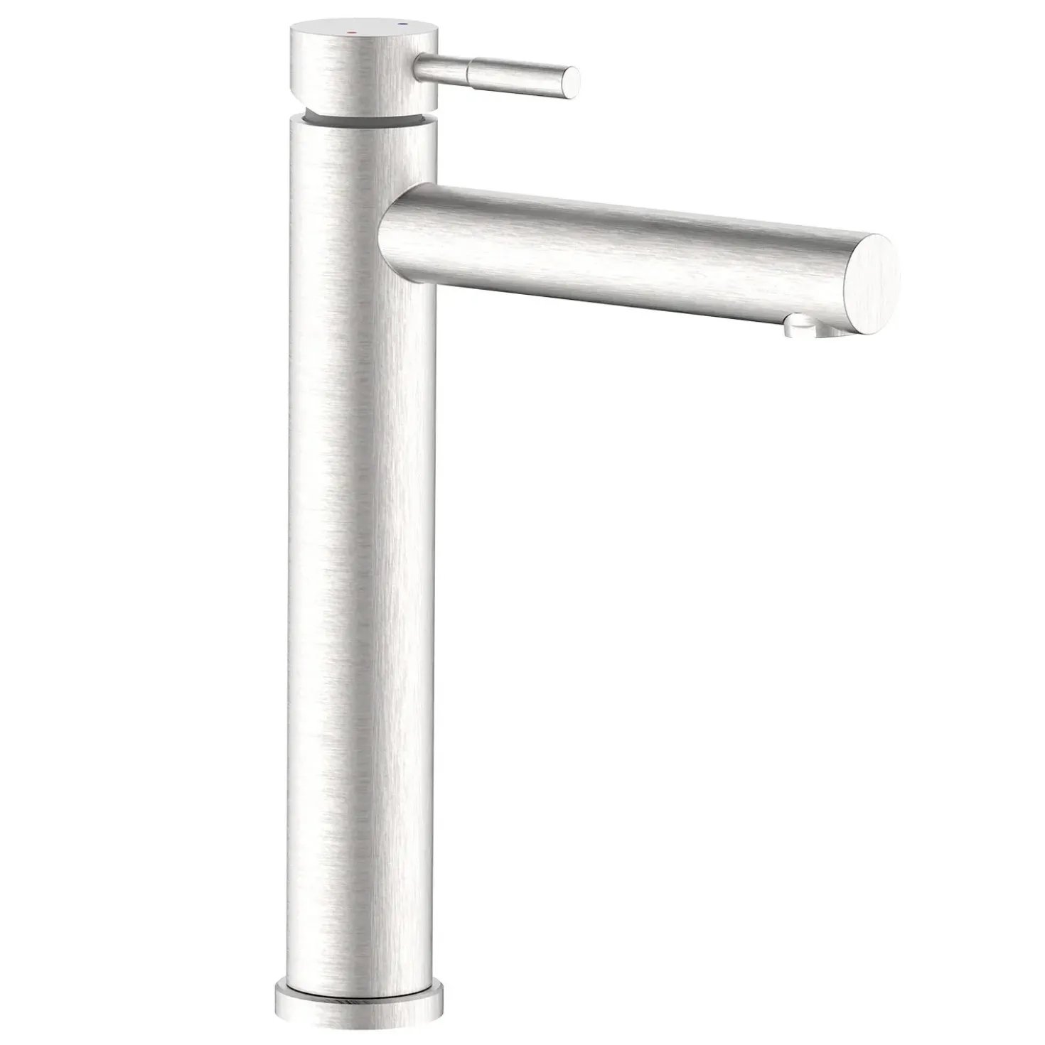 Rubinetto per lavabo alto Antea acciaio spazzolato