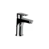 Rubinetto per lavabo con scarico cromo