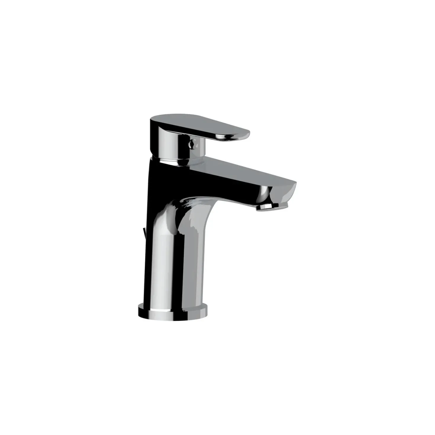 Rubinetto per lavabo con scarico cromo