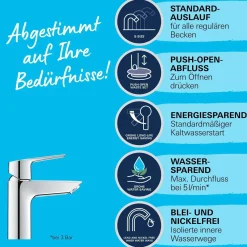 Rubinetto per lavabo Grohe Start cromo tg S