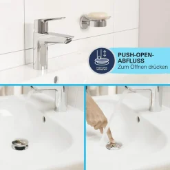 Rubinetto per lavabo Grohe Start Edge cromo tg S