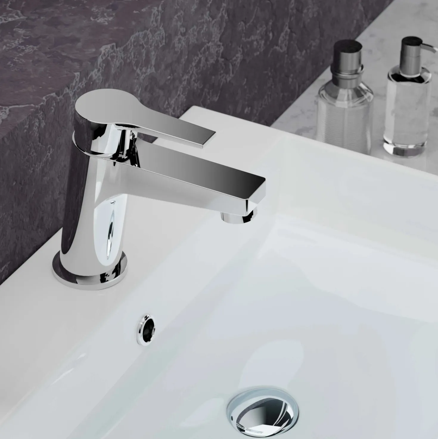 Rubinetto per lavabo Hellis cromo