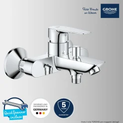 Rubinetto vasca da bagno per montaggio a parete Grohe Start Edge