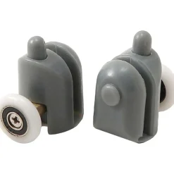 Rulli inferiori sganciabili box doccia vetro 6 mm Idrostile ø25 mm bianco