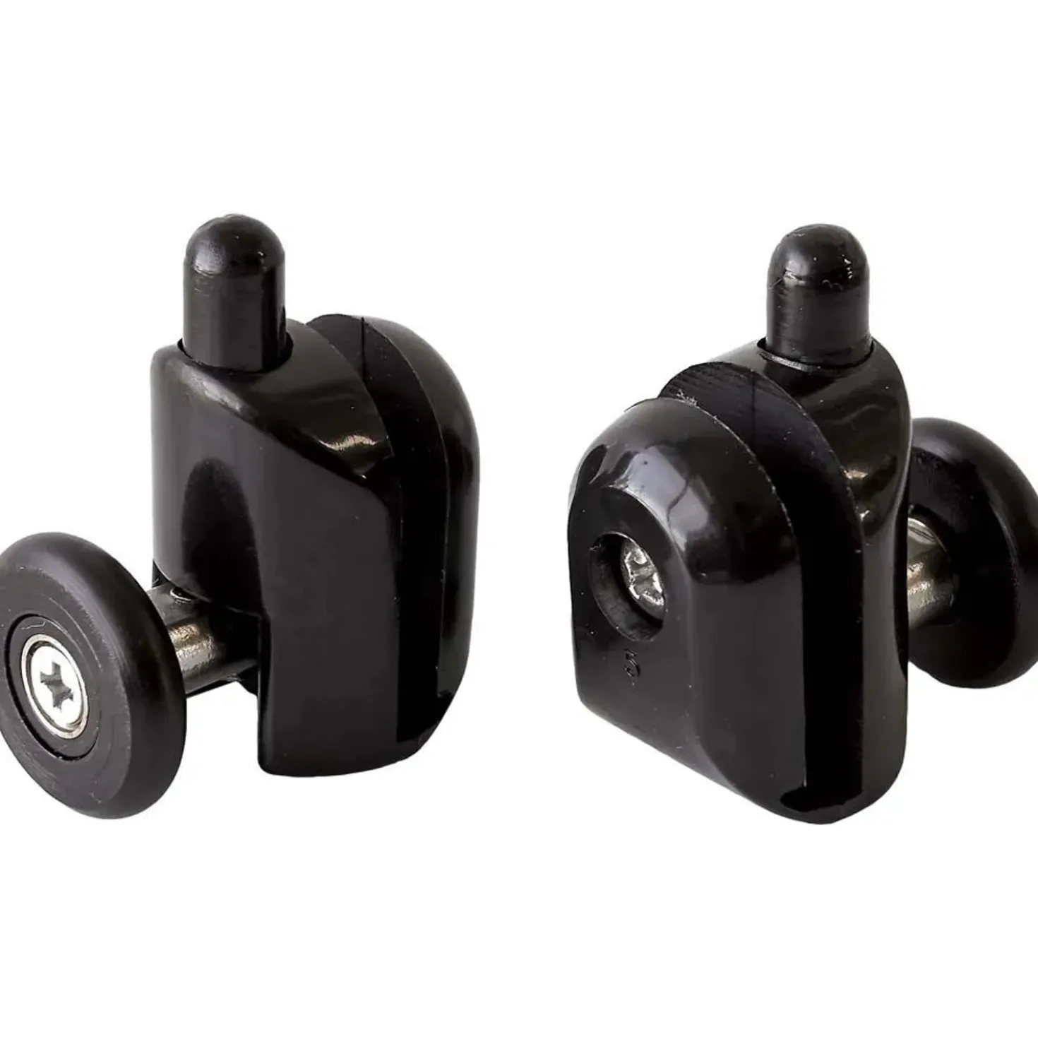 Rulli inferiori sganciabili box doccia vetro 5 mm Idrostile nero