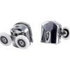 Rulli superiori doppi box doccia vetro 5 mm Idrostile ø23 mm cromo