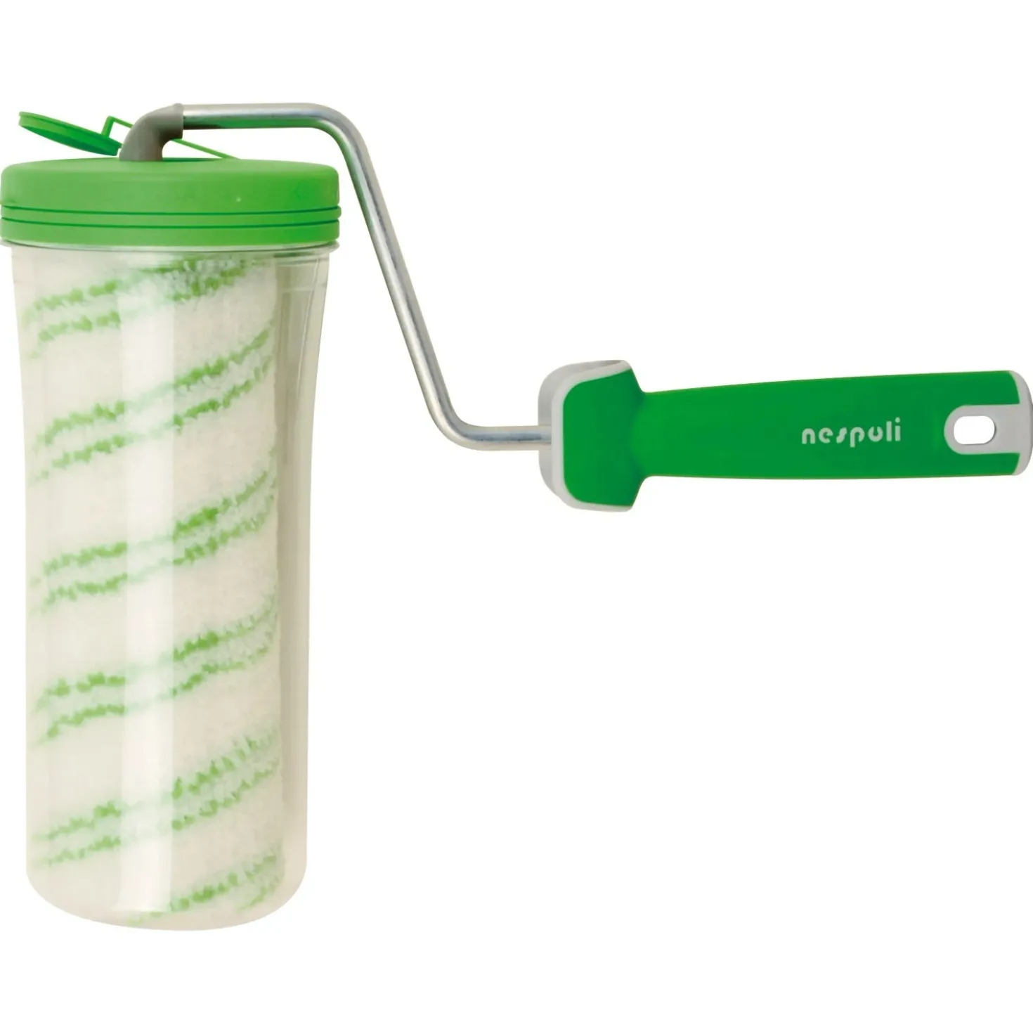 Rullo per pittura pareti lisce 22 cm con contenitore Rollmatic