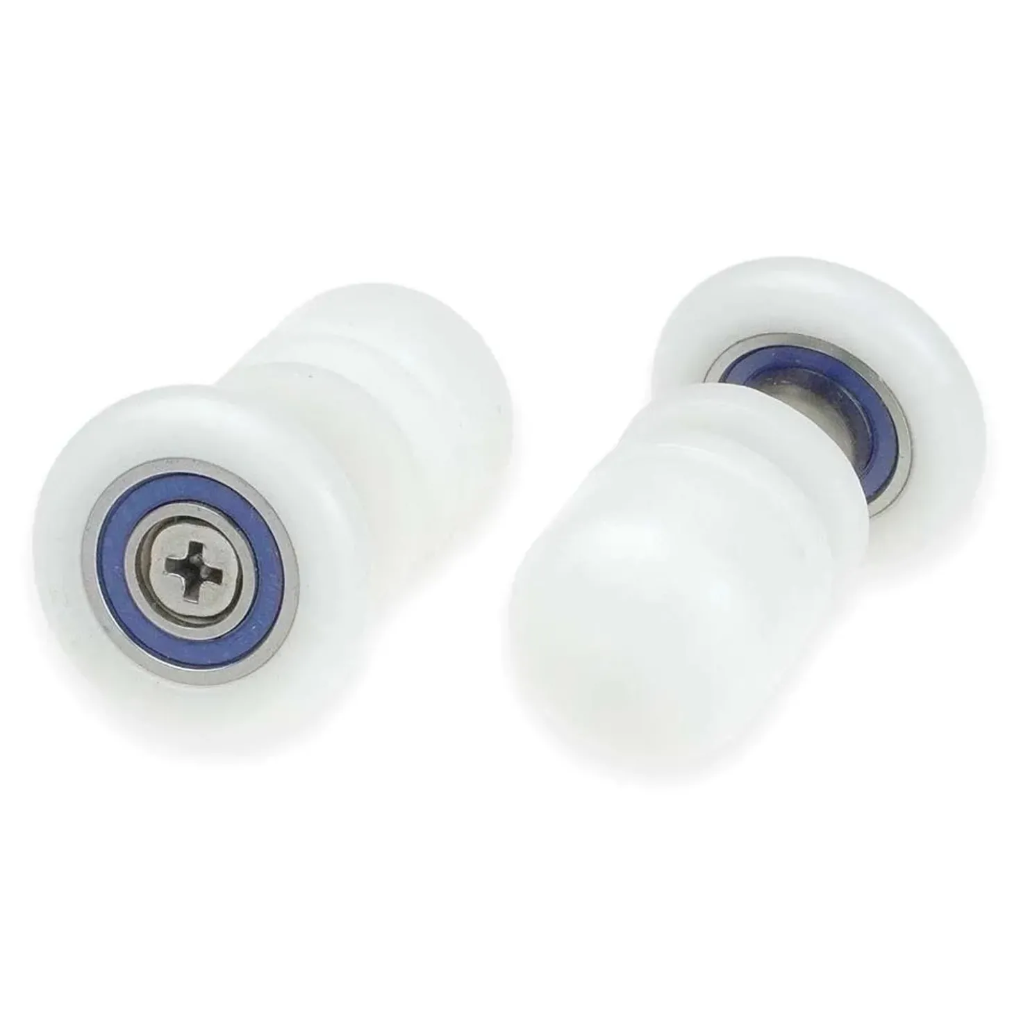 Rullo singolo box doccia vetro 6 mm Idrostile bianco