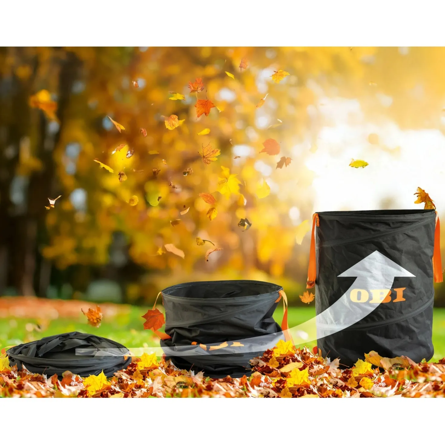 Sacco da giardino OBI Pop-Up 170 l Ø 56x70 cm