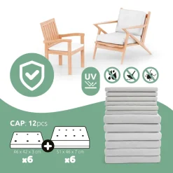 Sacco salvaspazio con custodia integrata Compactor Garden 3xl 50x50x25 cm