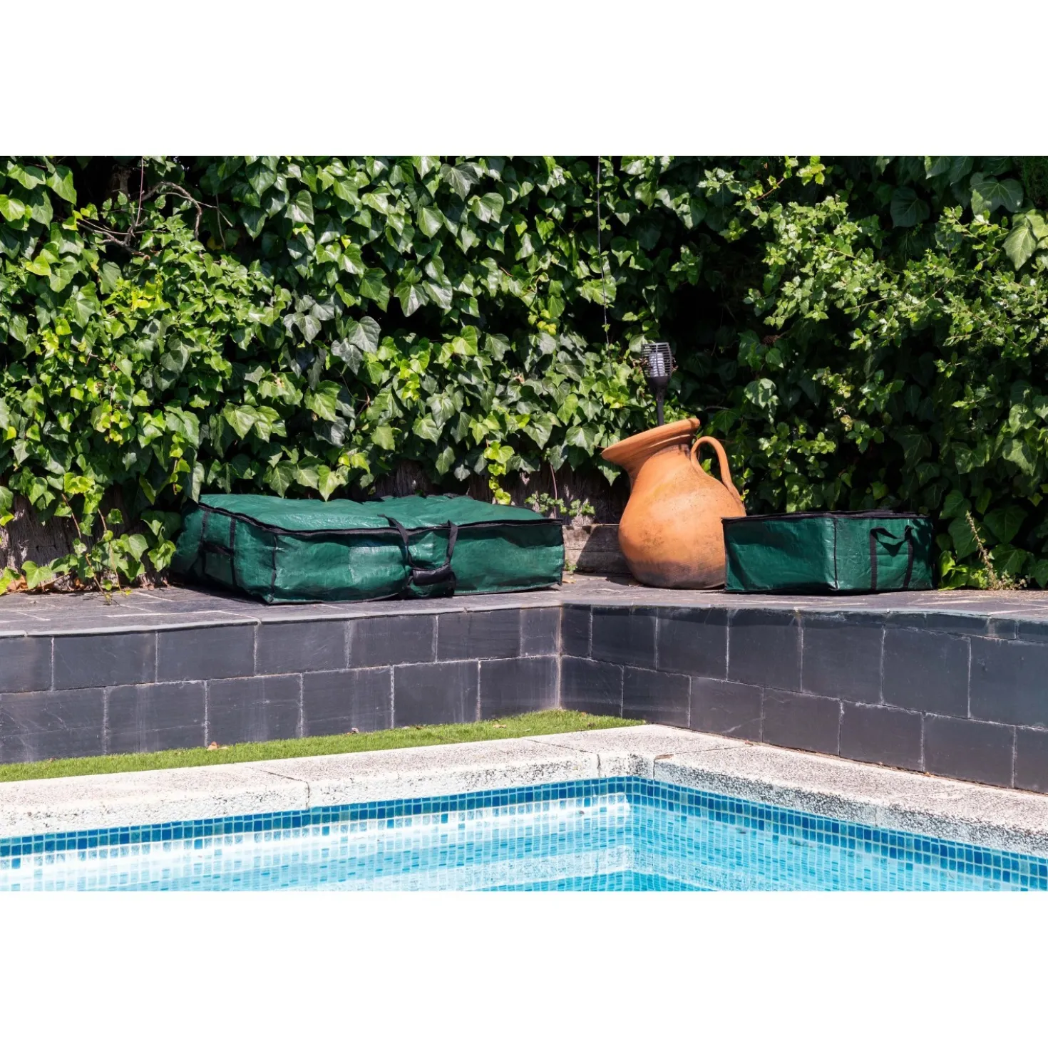 Sacco salvaspazio con custodia integrata Compactor Garden 3xl 50x50x25 cm
