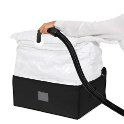 Sacco salvaspazio con custodia integrata Compress xxl 210 litri nero 65x50x27 cm