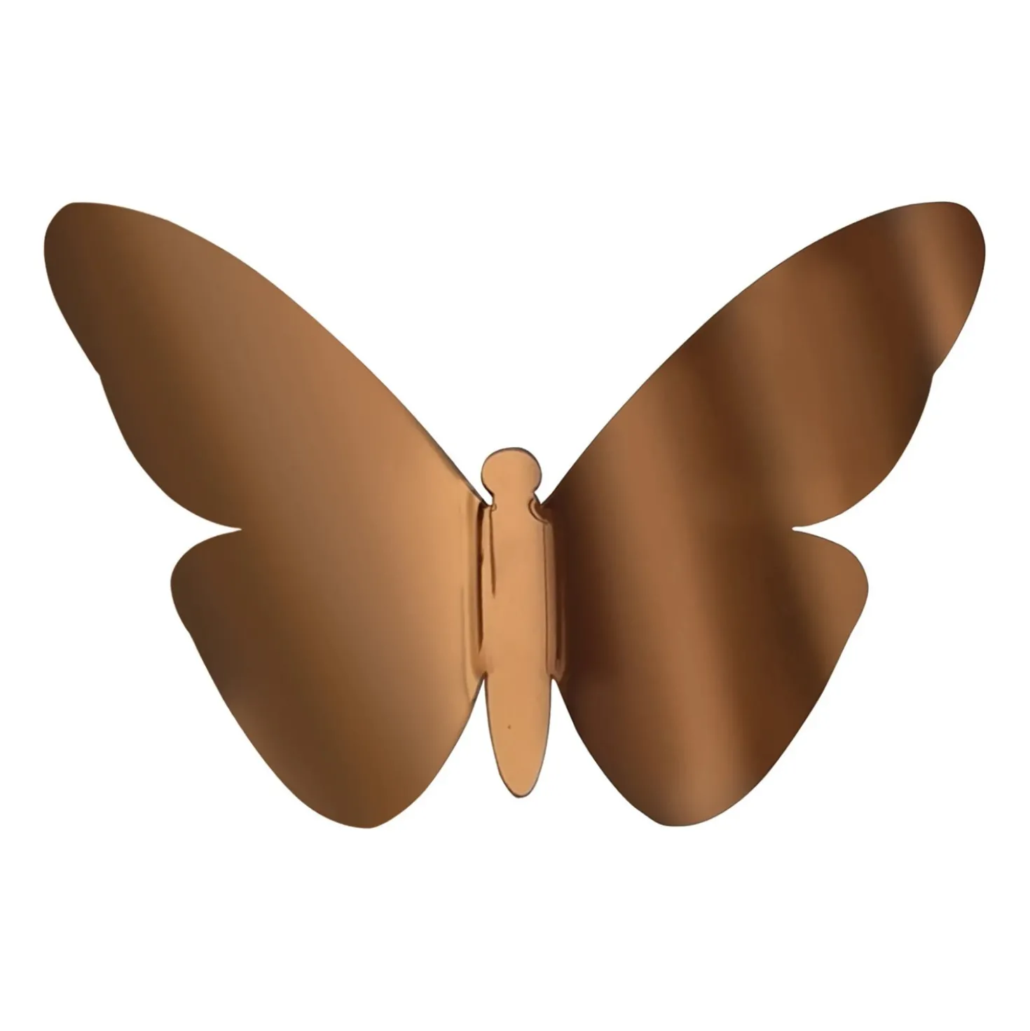 Sagome adesive 3D farfalle bronzo