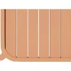 Salotto da esterno Redcliffe in alluminio colore arancione 2 posti