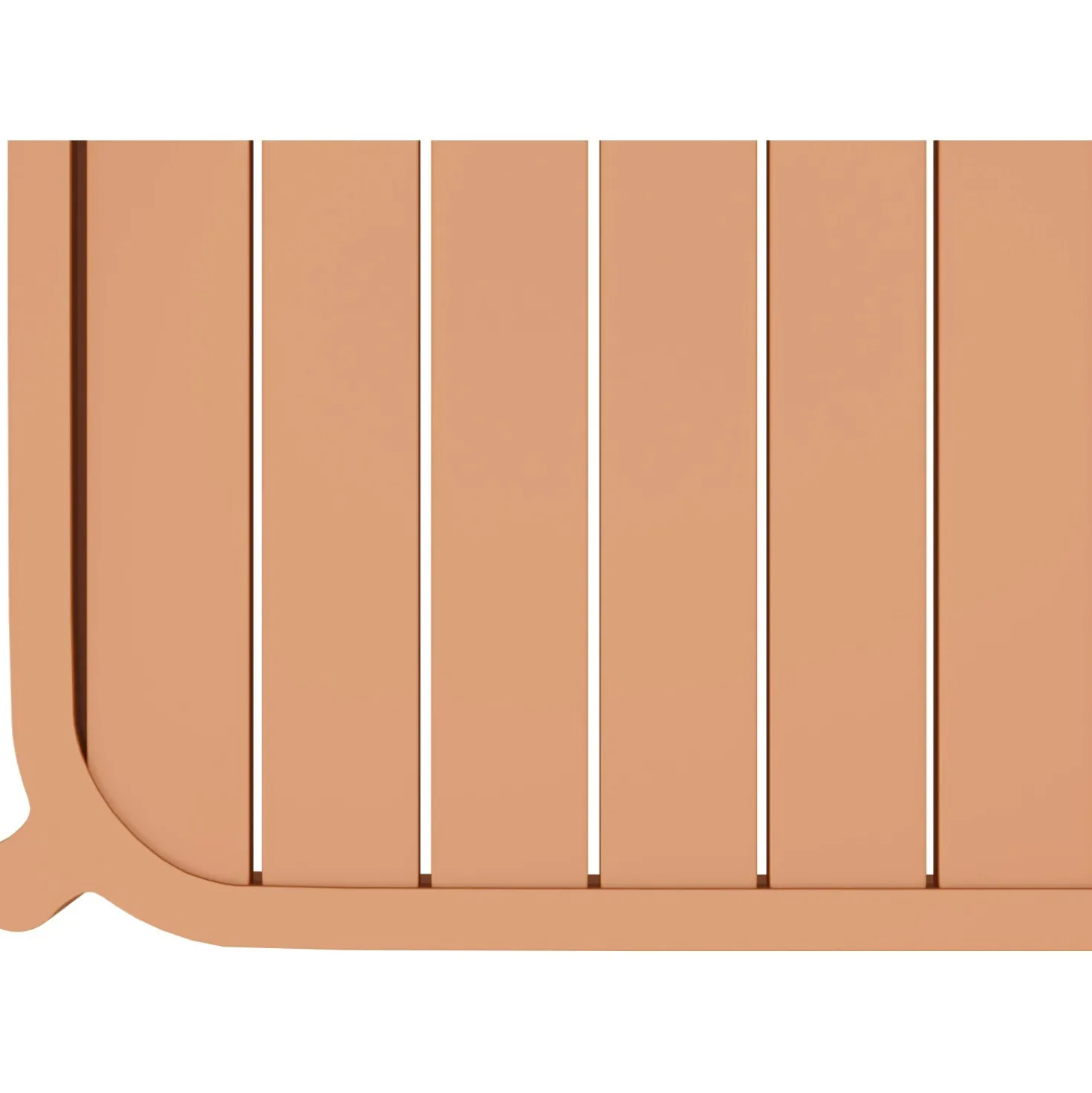 Salotto da esterno Redcliffe in alluminio colore arancione 2 posti