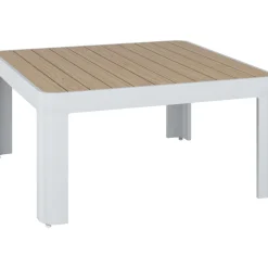 Salotto da giardino angolare Butterfield in alluminio 4 posti