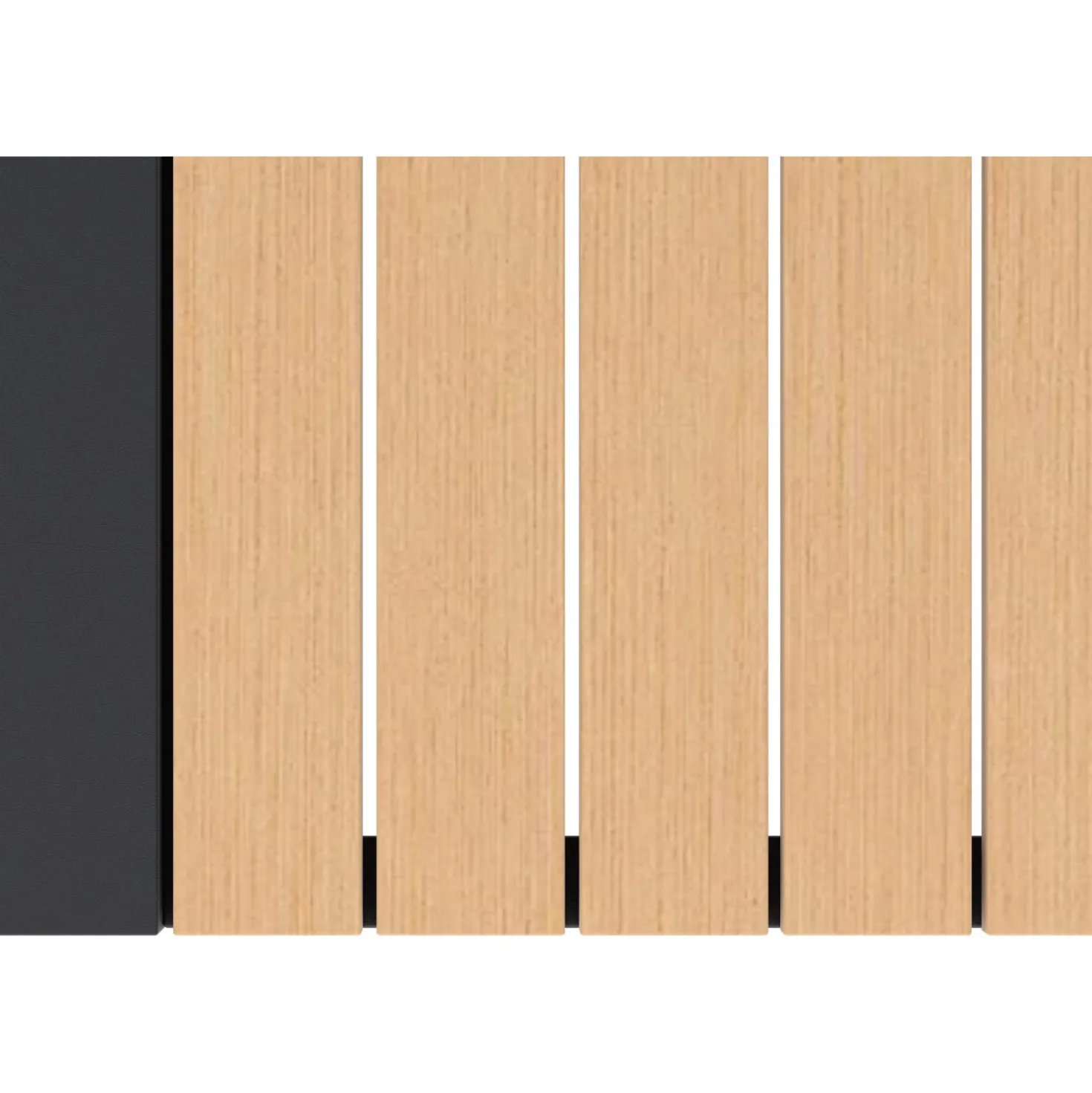 Salotto da giardino Branford in allu con cuscini antracite/beige 4 posti