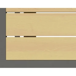 Salotto da giardino Carleton Set lounge in alluminio 5 pz 2 posti