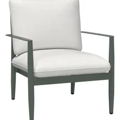 Salotto da giardino Claremont in acc con cuscini poliestere beige 4 posti
