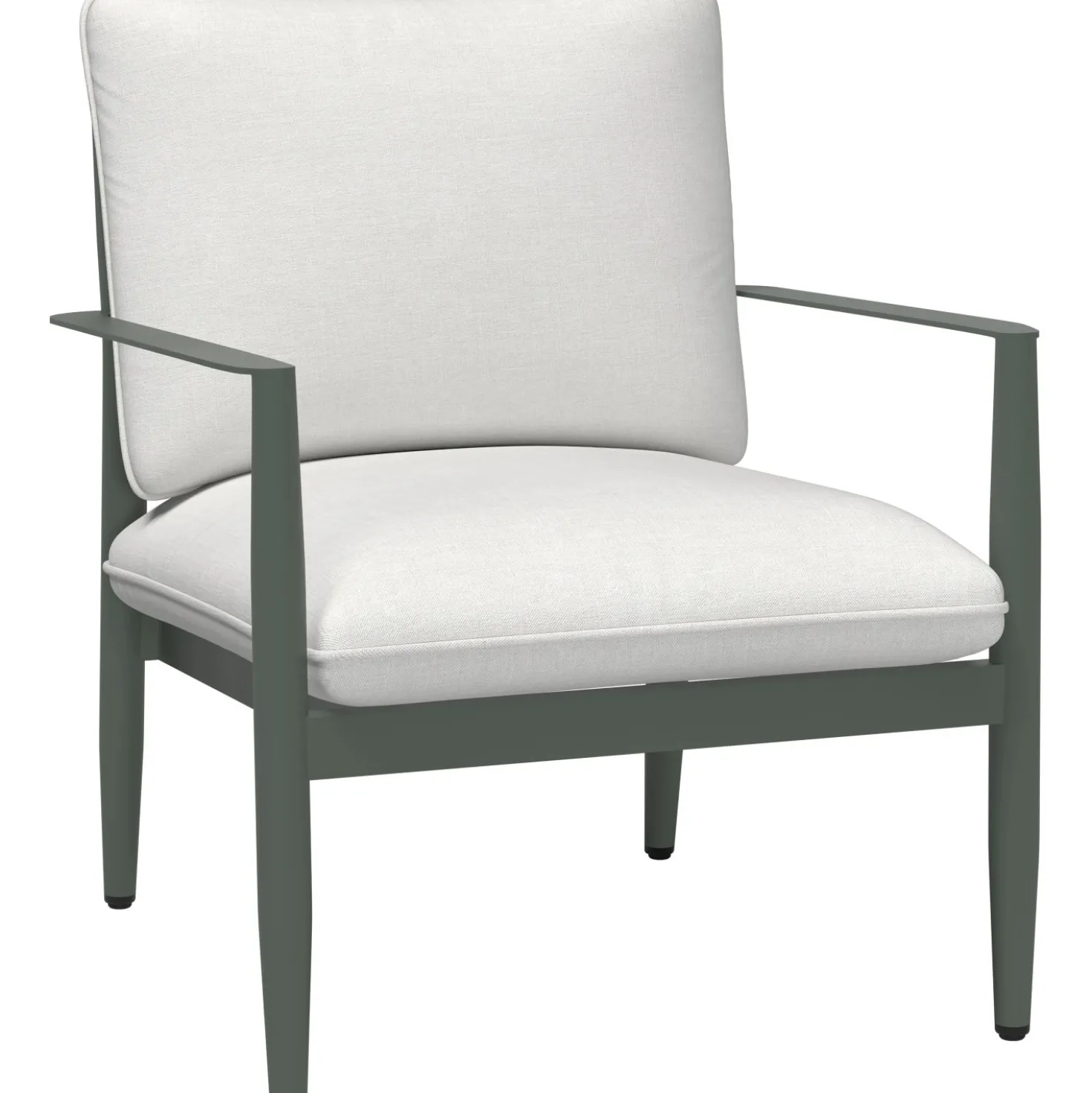 Salotto da giardino Claremont in acc con cuscini poliestere beige 4 posti
