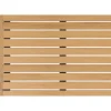 Salotto da giardino Lankin in alluminio con cuscini poliestere beige 3 posti