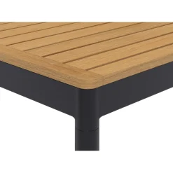 Salotto da giardino Lankin in alluminio con cuscini poliestere beige 3 posti