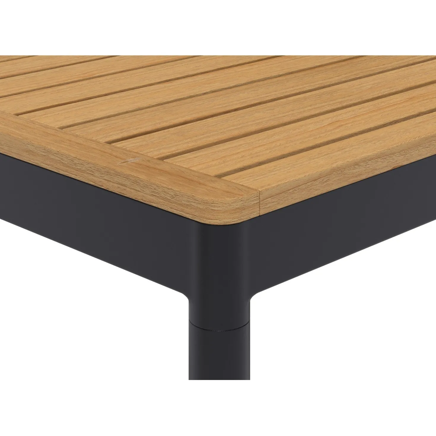 Salotto da giardino Lankin in alluminio con cuscini poliestere beige 3 posti