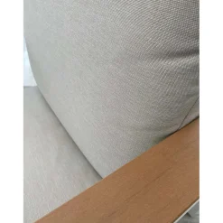 Salotto da giardino Ninfea in alluminio bianco/grigio 4 posti