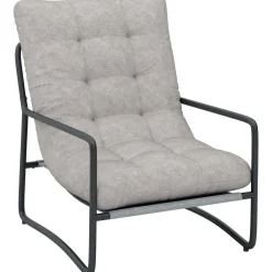 Salotto da giardino Patterson grigio chiaro 4 posti