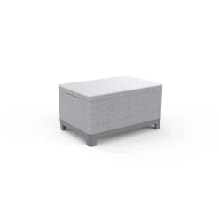 Salotto da giardino Scandi Linea in plastica grigio 4 posti