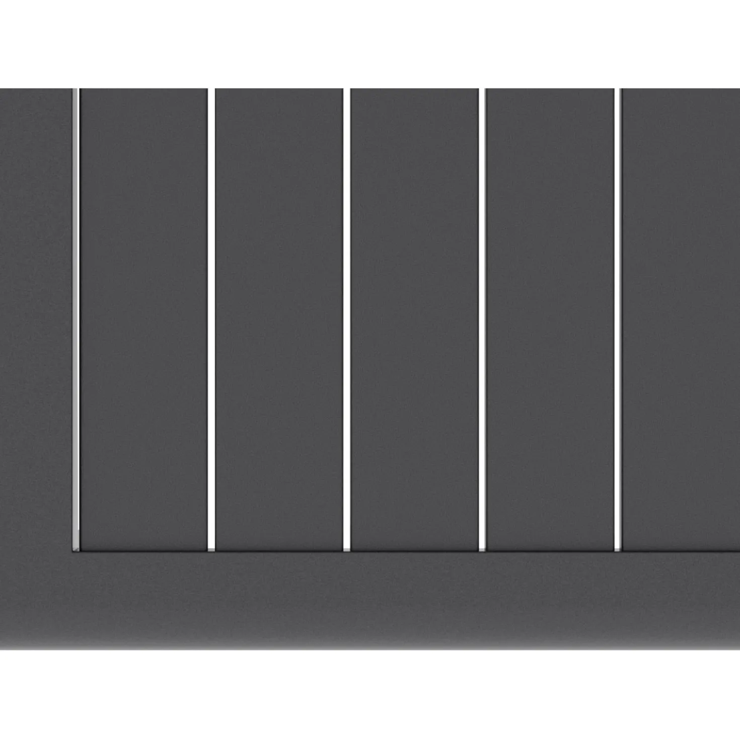Salotto da giardino Tamworth in allum con cuscini poliestere grigio 4 posti