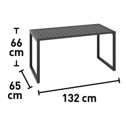 Salotto da giardino Tamworth in allum con cuscini poliestere grigio 4 posti