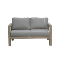 Salotto da giardino Woodbury in legno di acacia 4 posti