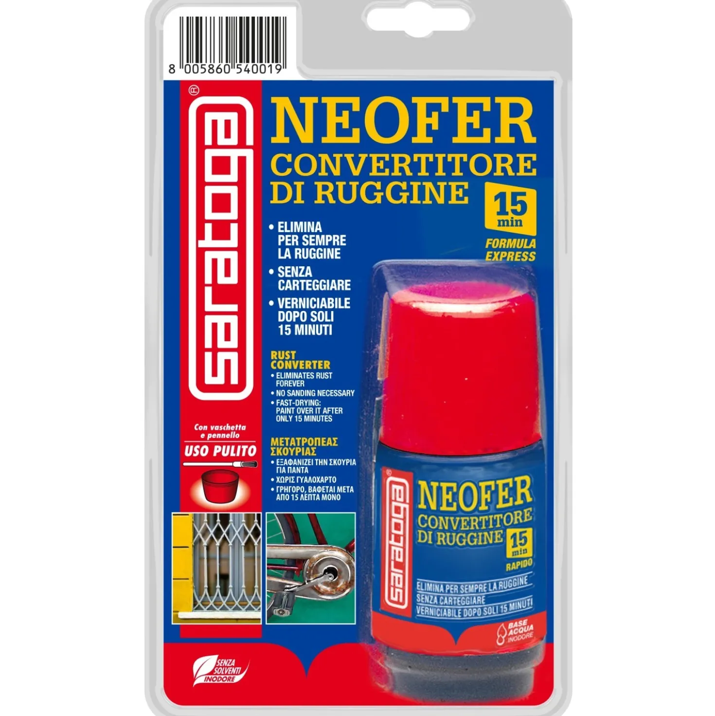 Saratoga convertitore di ruggine Neofer 50 ml