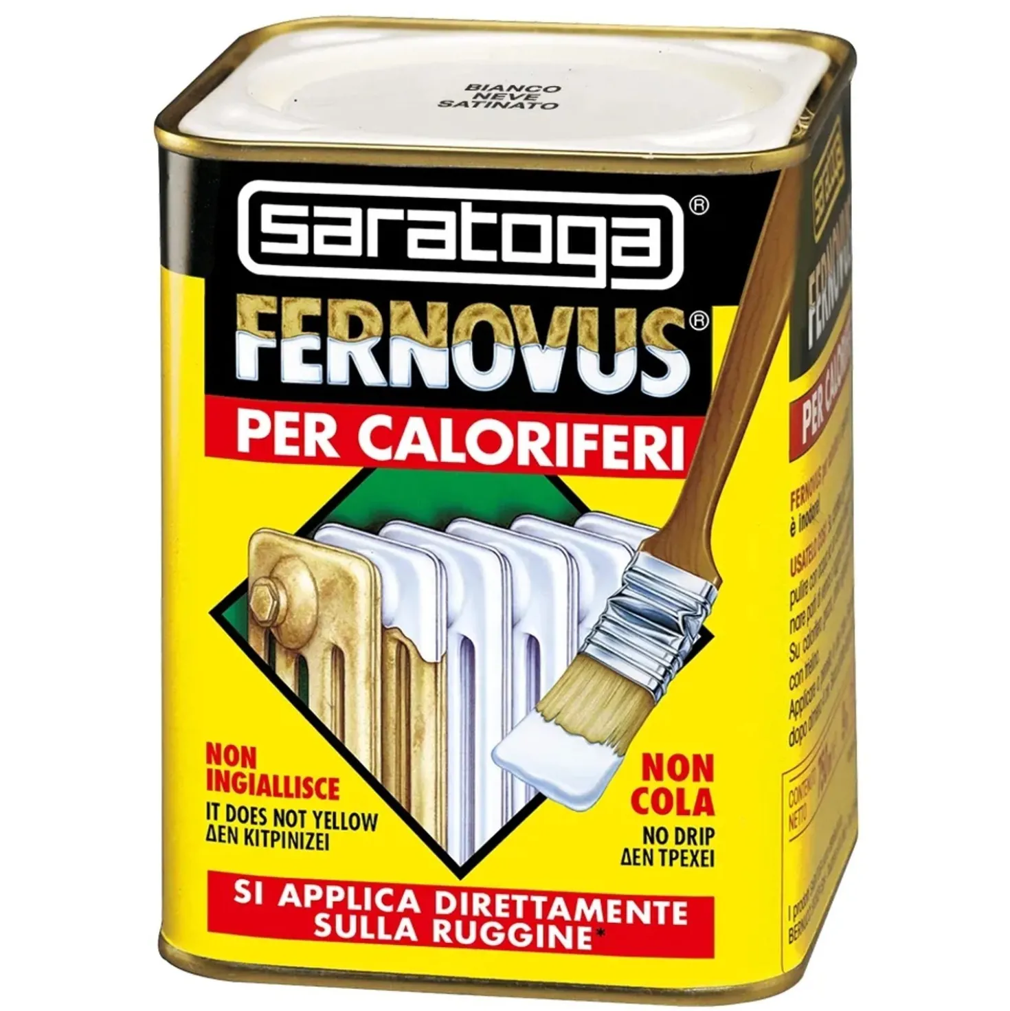Saratoga Fernovus gel per caloriferi bianco neve 750ml