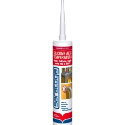 Saratoga silicone sigillante alta temperatura rosso 280 ml