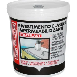 Saratoga Stratelast Rivestimento elastico impermeabilizzante barattolo 750 ml