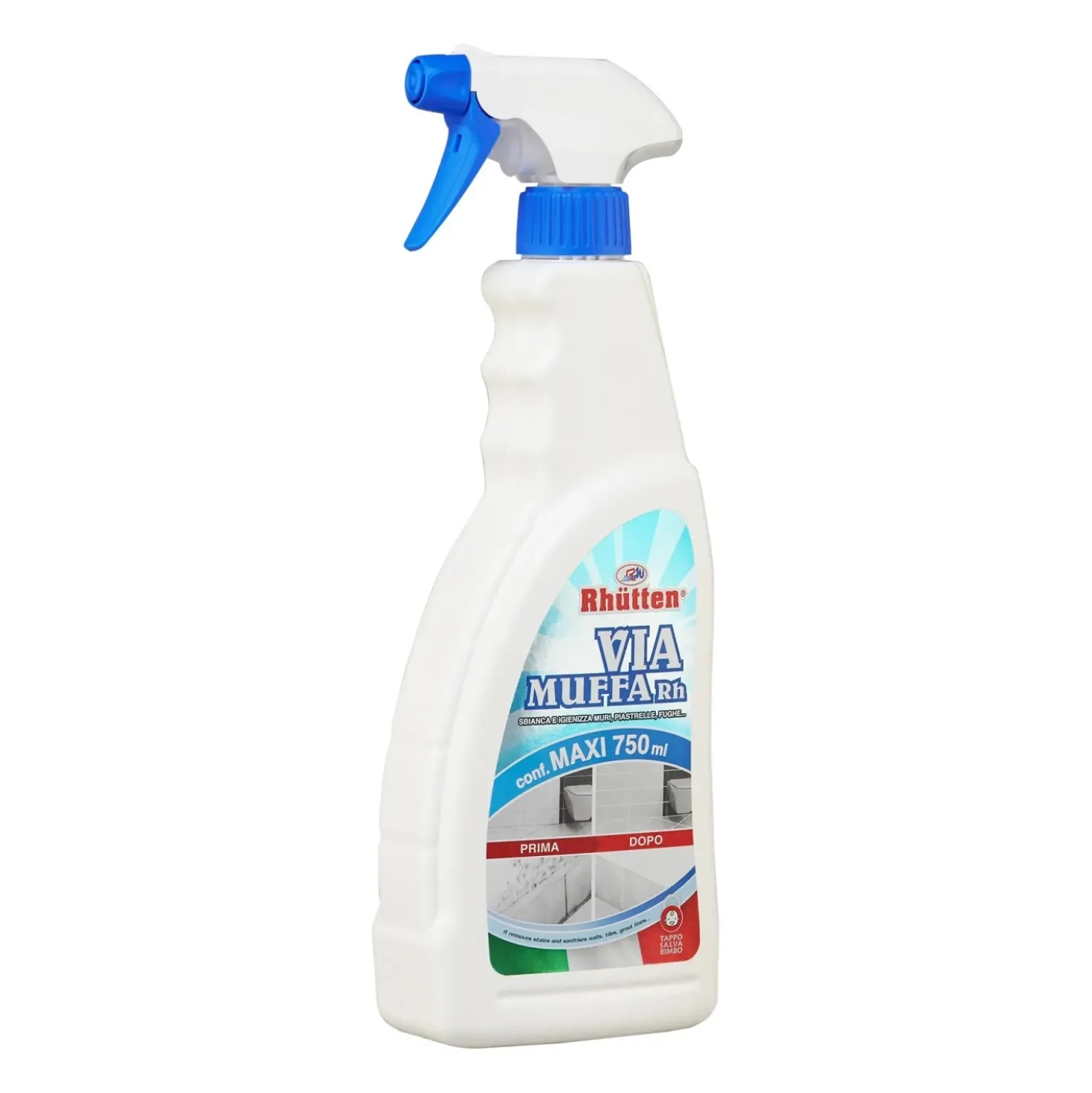 Sbiancante Via Muffa Rhutten spray 750 ml