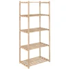Scaffale in legno Natura 5 ripiani 171x65x40 cm 40 kg/ripiano