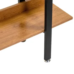 Scaffale in metallo e legno Achille 5 ripiani 120x28x171 cm