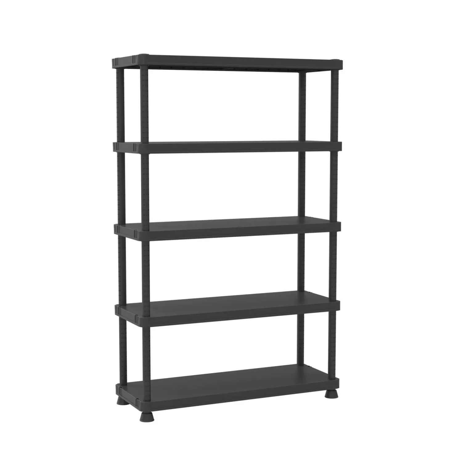 Scaffale in plastica 5 ripiani 120-240x45x187,5-99 cm 70 kg/ripiano
