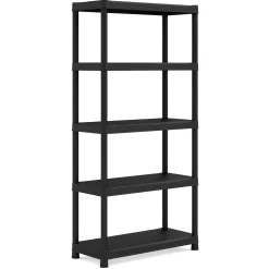 Scaffale in plastica Double 5 ripiani 40x90x182 cm 55 kg/ripiano