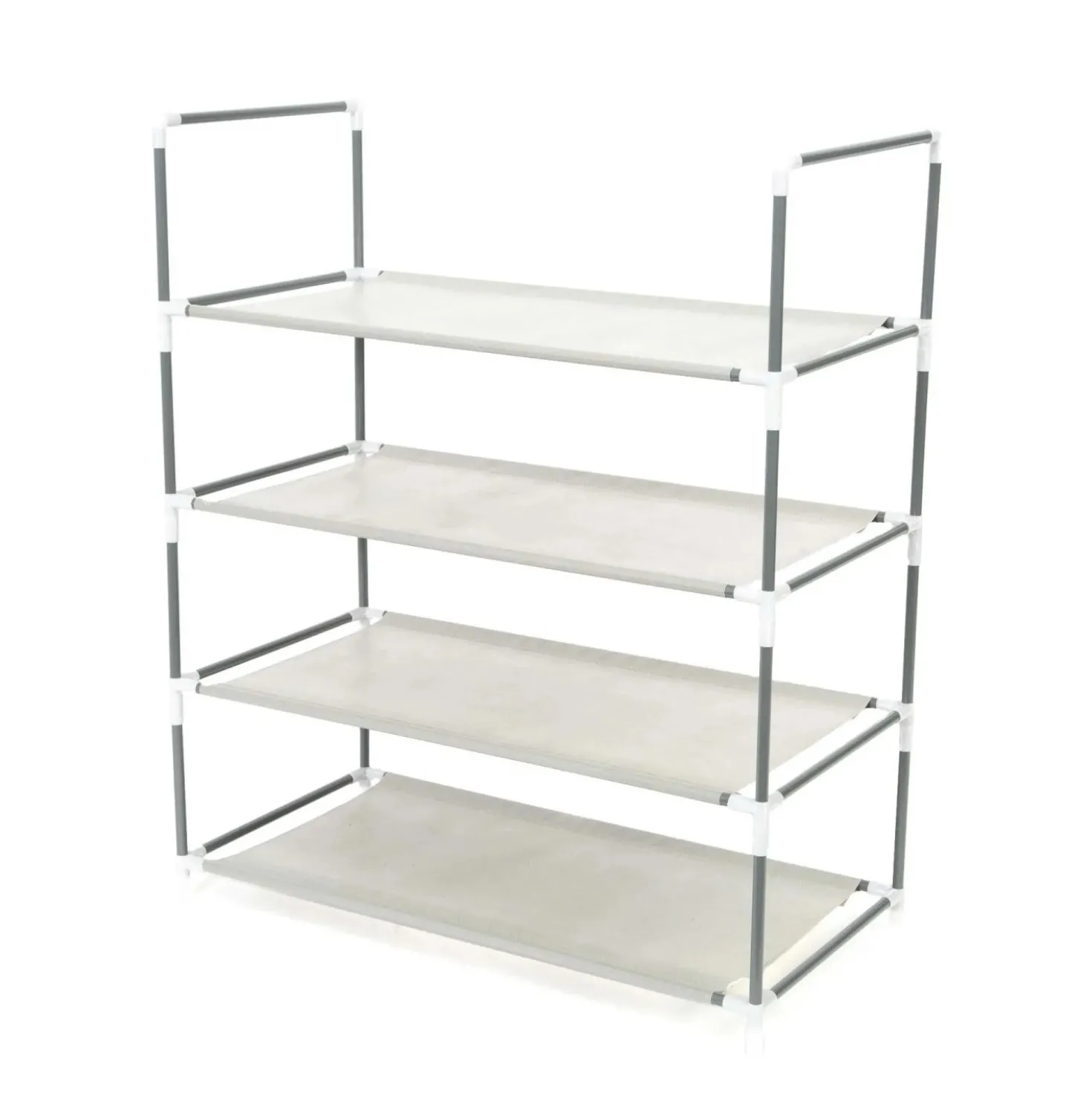 Scaffale scarpiera I Love My Shoes 4 ripiani grigio 58,5x29x70,5 cm