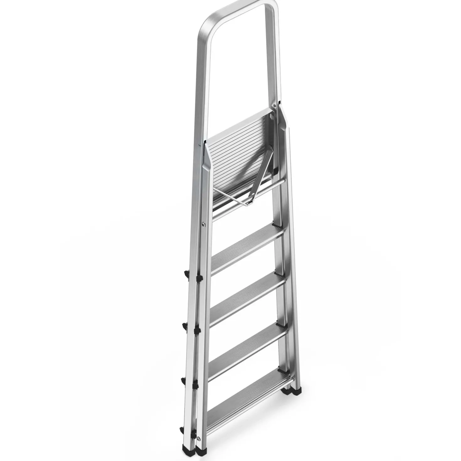 Scala da interni in alluminio Gierre 5 gradini p/max 125 kg
