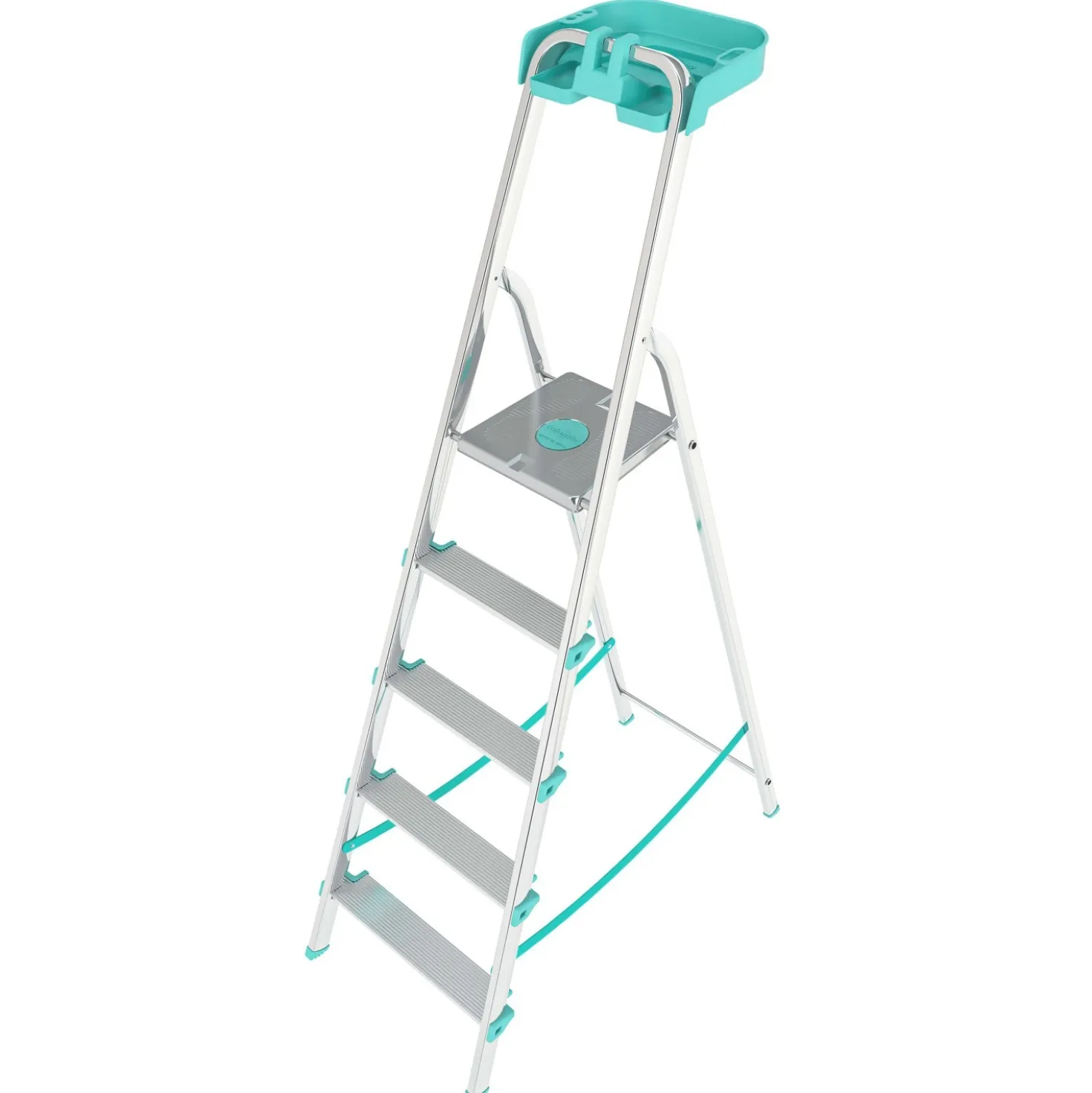 Scala in alluminio Colombo 5 gradini p/max 150 kg